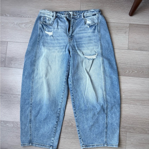 Cello Denim - Cello Barrel Jeans - Faded Blue